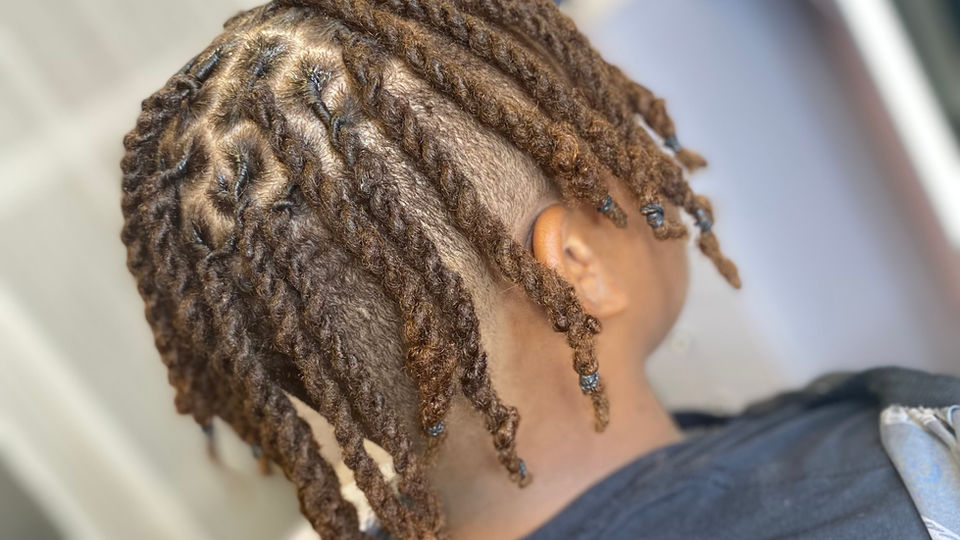 Loc Retwist + Style w/ Cut